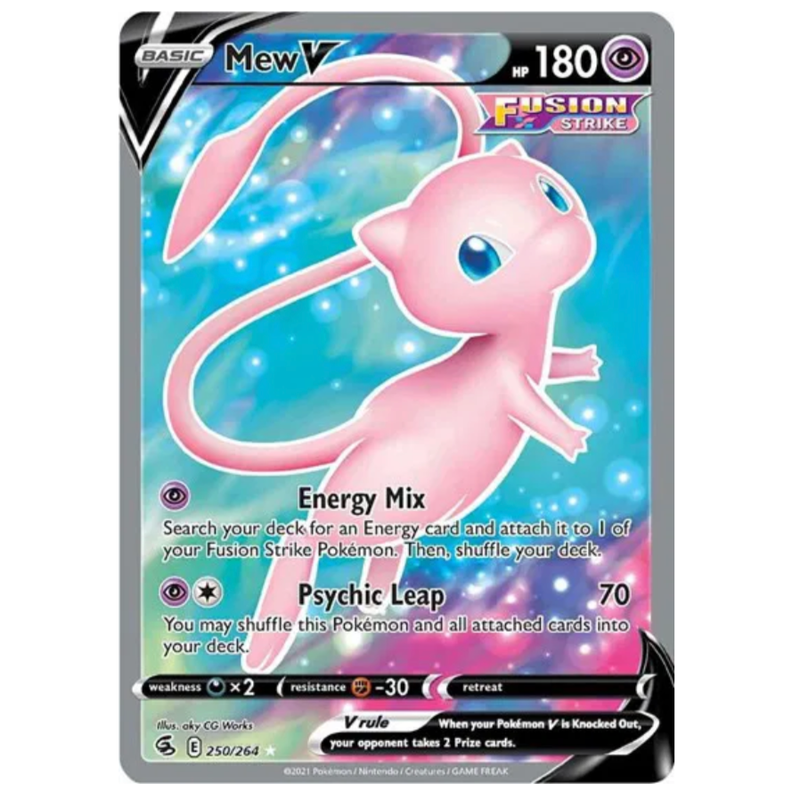 Pokemon TCG Mew V Fusion Strike 250/264