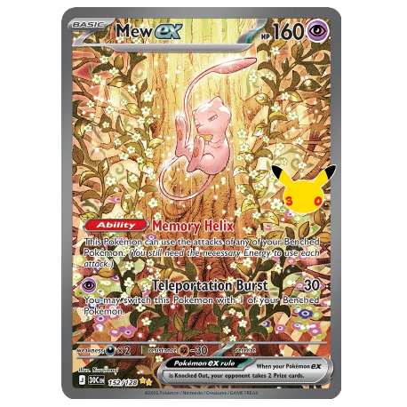 Pokemon TCG Mew ex 30th Anniversary 152/128