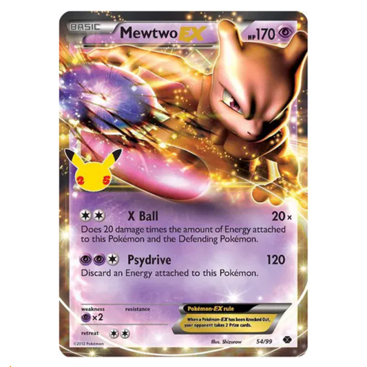 Pokemon TCG Mewtwo EX Celebrations 54/99