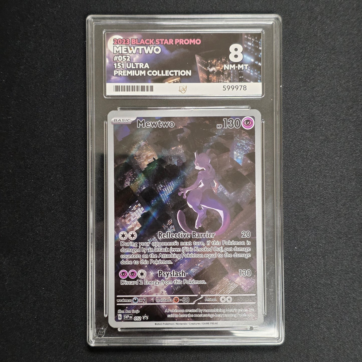 Pokemon TCG Mewtwo Scarlet & Violet Promo 052 (Ace 8)