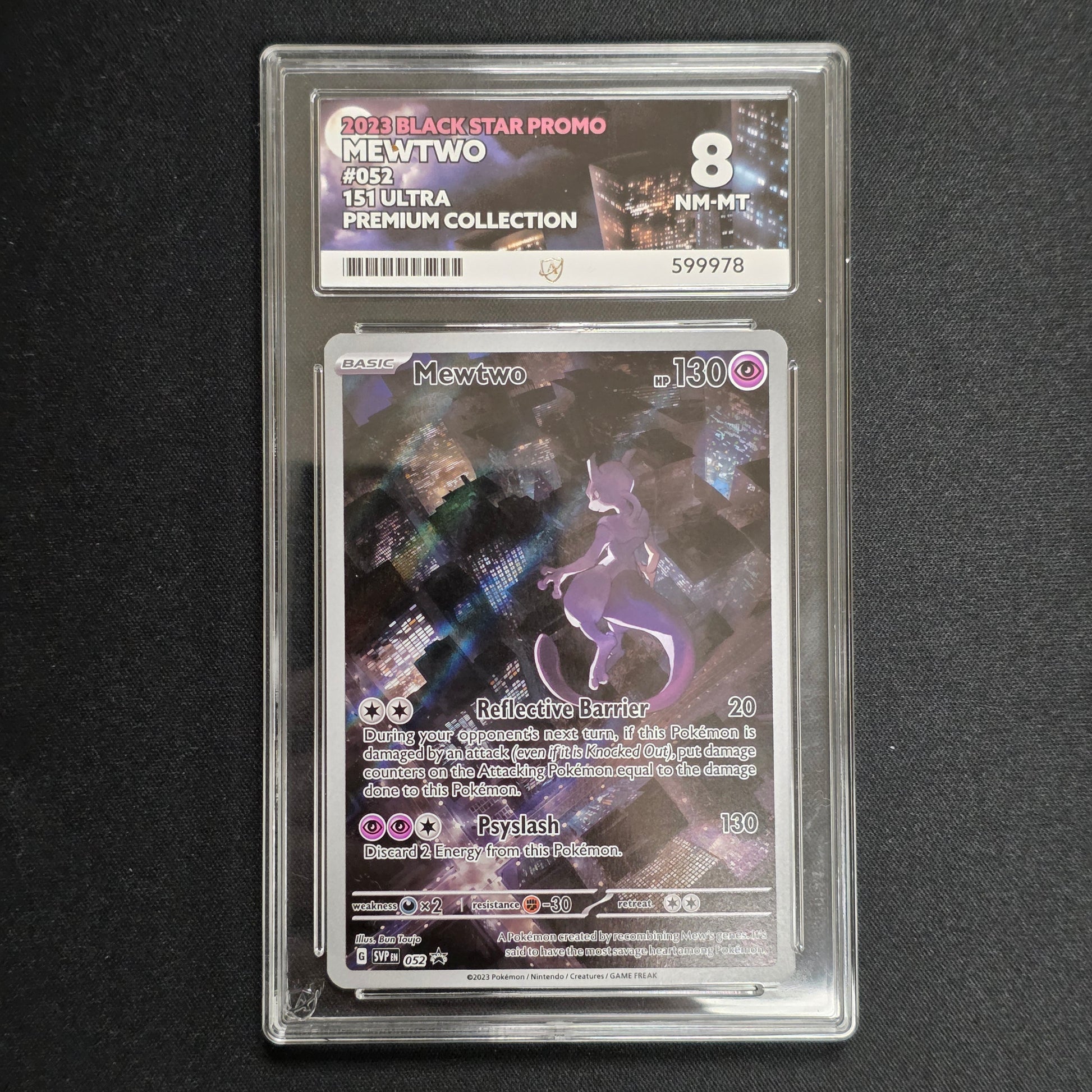 Pokemon TCG Mewtwo Scarlet & Violet Promo 052 (Ace 8)