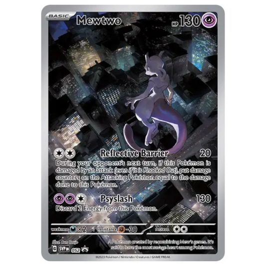 Pokemon TCG Mewtwo Scarlet & Violet Promo 052 SEALED.