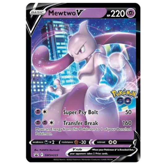 Pokemon TCG Mewtwo V Sword & Shield Promo SWSH223