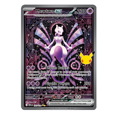 Pokemon TCG Mewtwo ex 30th Celebration 151/128
