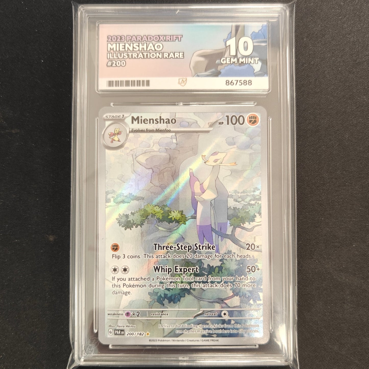 Pokemon TCG Mienshao Paradox Rift 200/182 (Ace 10)