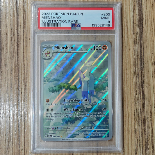 Pokemon TCG Mienshao Paradox Rift 200/182 (PSA 9)