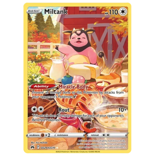 Pokemon TCG Miltank Crown Zenith GG24/GG70