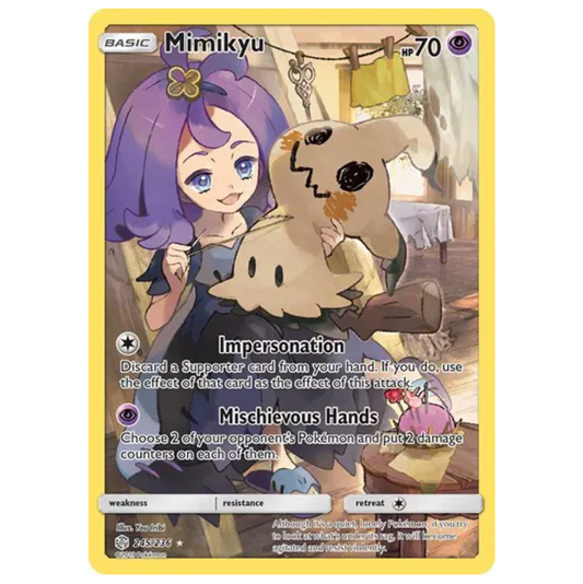 Pokemon TCG Mimikyu Cosmic Eclipse 245/236