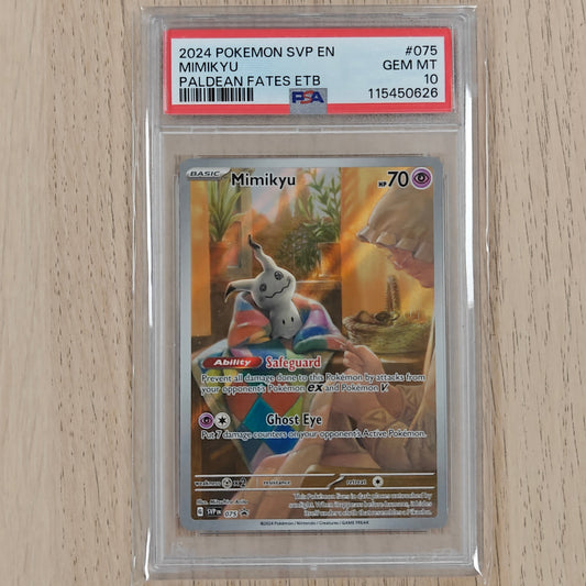 Pokemon TCG Mimikyu Promo 075 (PSA 10)