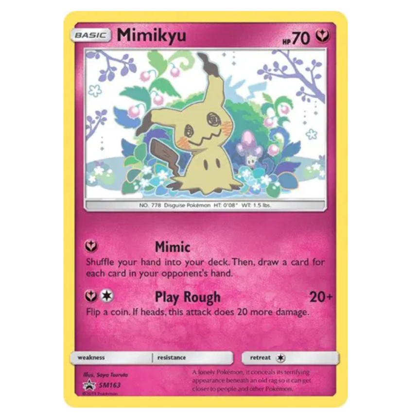 Pokemon TCG Mimikyu Promo SM163