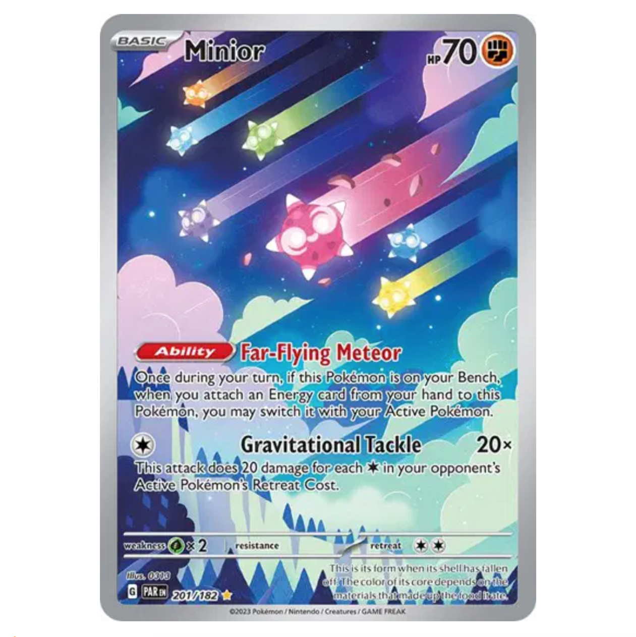 Pokemon TCG Minior Paradox Rift 201/182