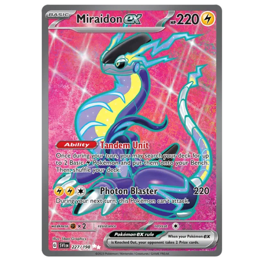 Pokemon TCG Miraidon ex Scarlet & Violet 227/198