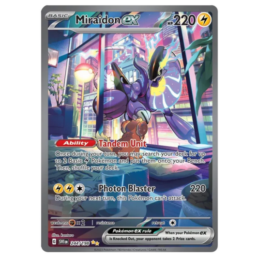 Pokemon TCG Miraidon ex Scarlet & Violet 244/198