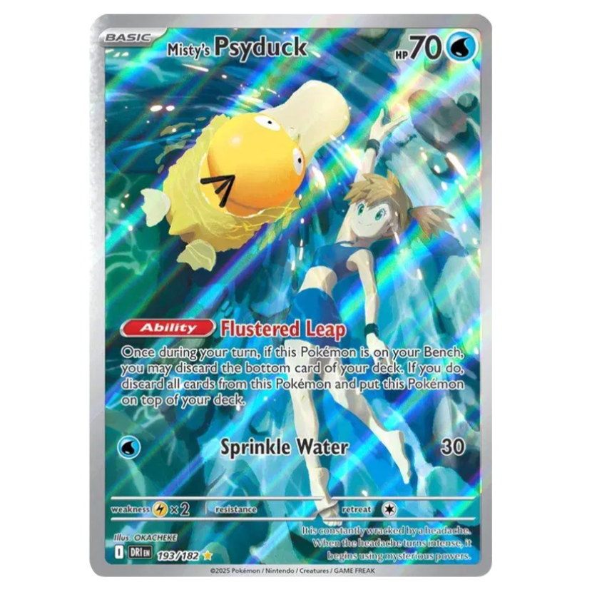 Pokemon TCG Misty's Psyduck Destined Rivals 193/182