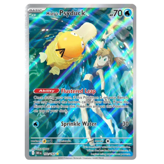Pokemon TCG Misty's Psyduck Destined Rivals 193/182
