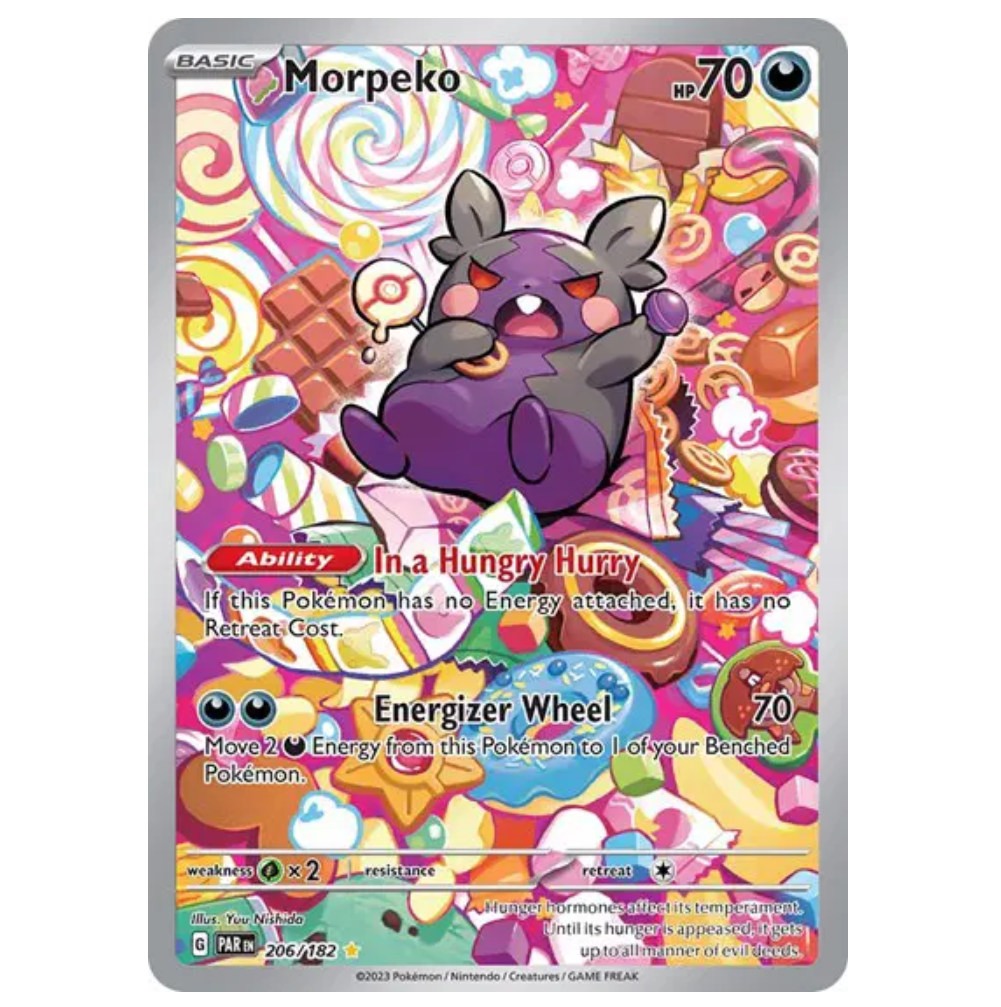 Pokemon TCG Morpeko Paradox Rift 206/182