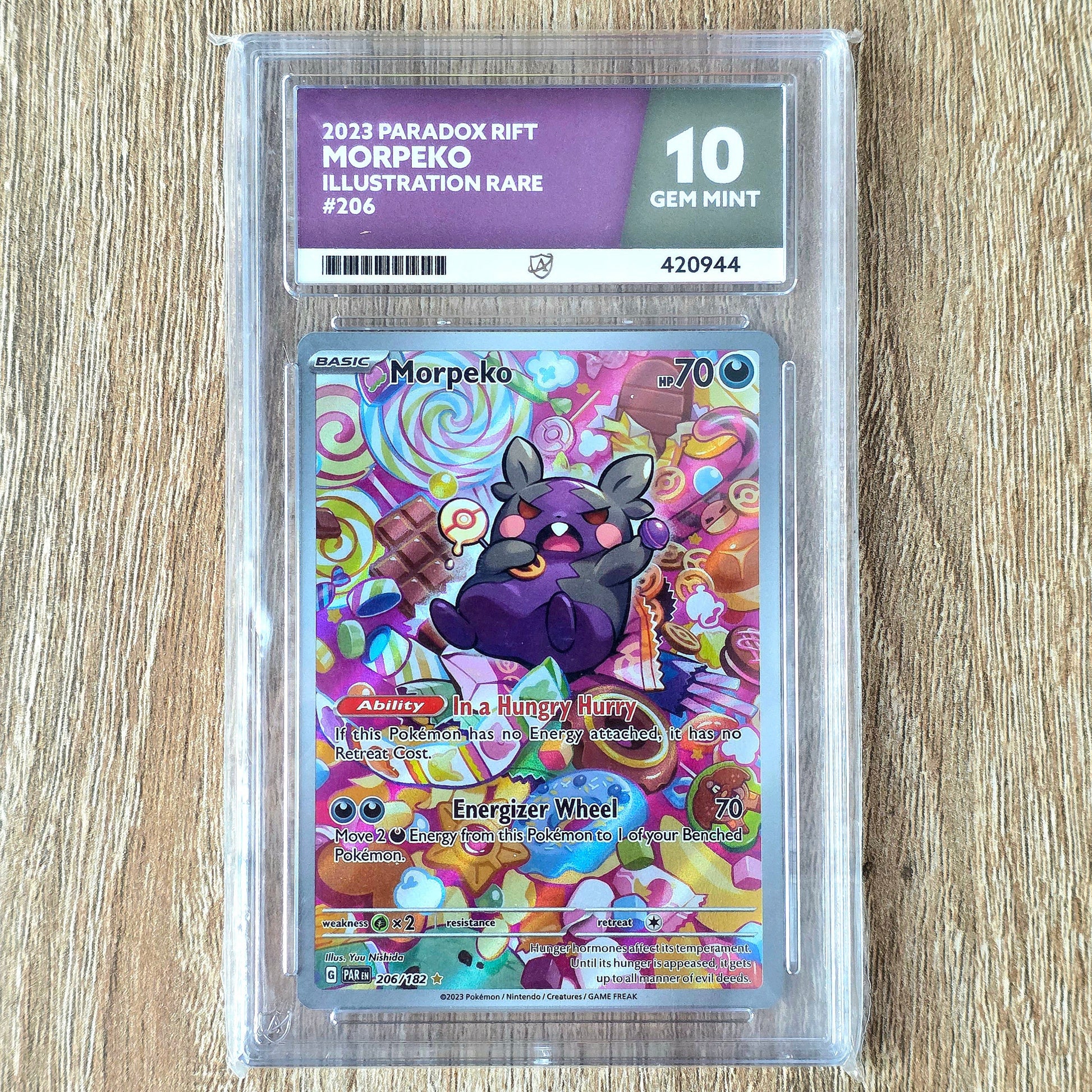 Pokemon TCG Morpeko Paradox Rift 206/182 (Ace 10)