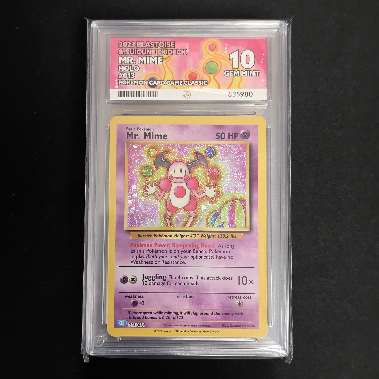Pokemon TCG Mr. Mime Blastoise & Suicune EX Deck (ACE 10)