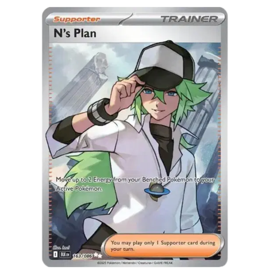 Pokemon TCG N’s Plan Black Bolt 163/086 