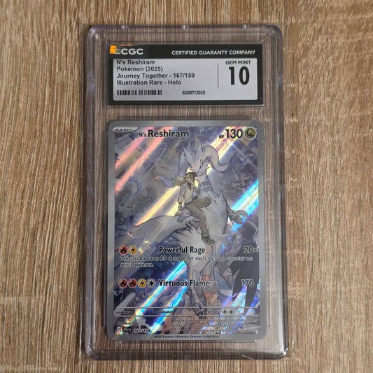 Pokemon TCG N’s Reshiram Journey Together 167/159 (CGC 10)