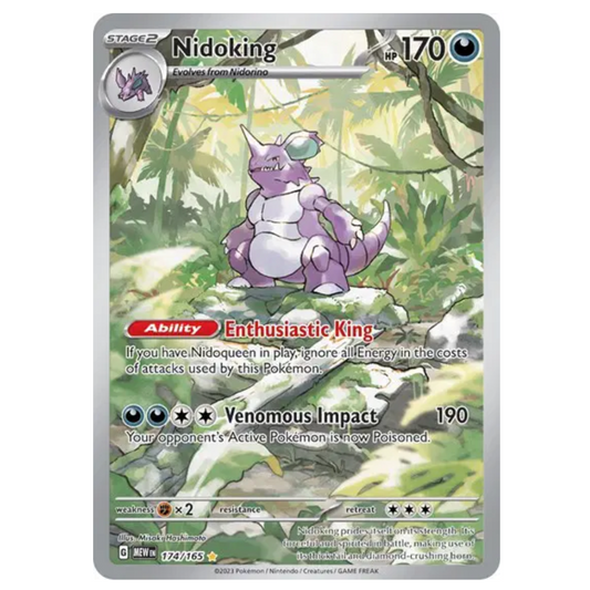 Pokemon TCG Nidoking 151 174/165 
