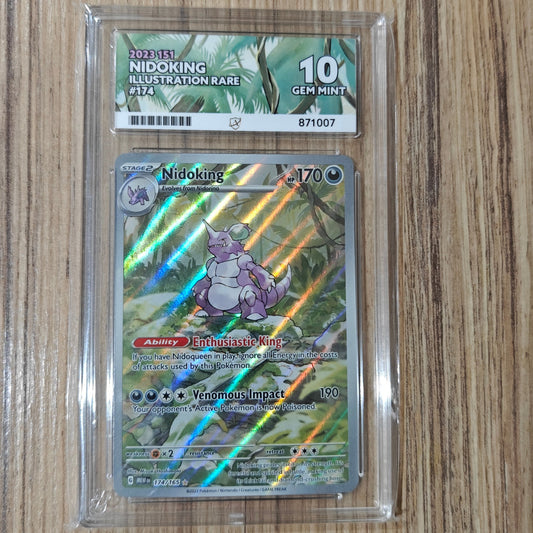 Pokemon TCG Nidoking 151 174/165 (ACE 10)