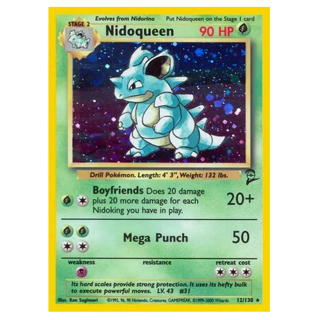 Pokemon TCG Nidoqueen Base Set 2 7/64