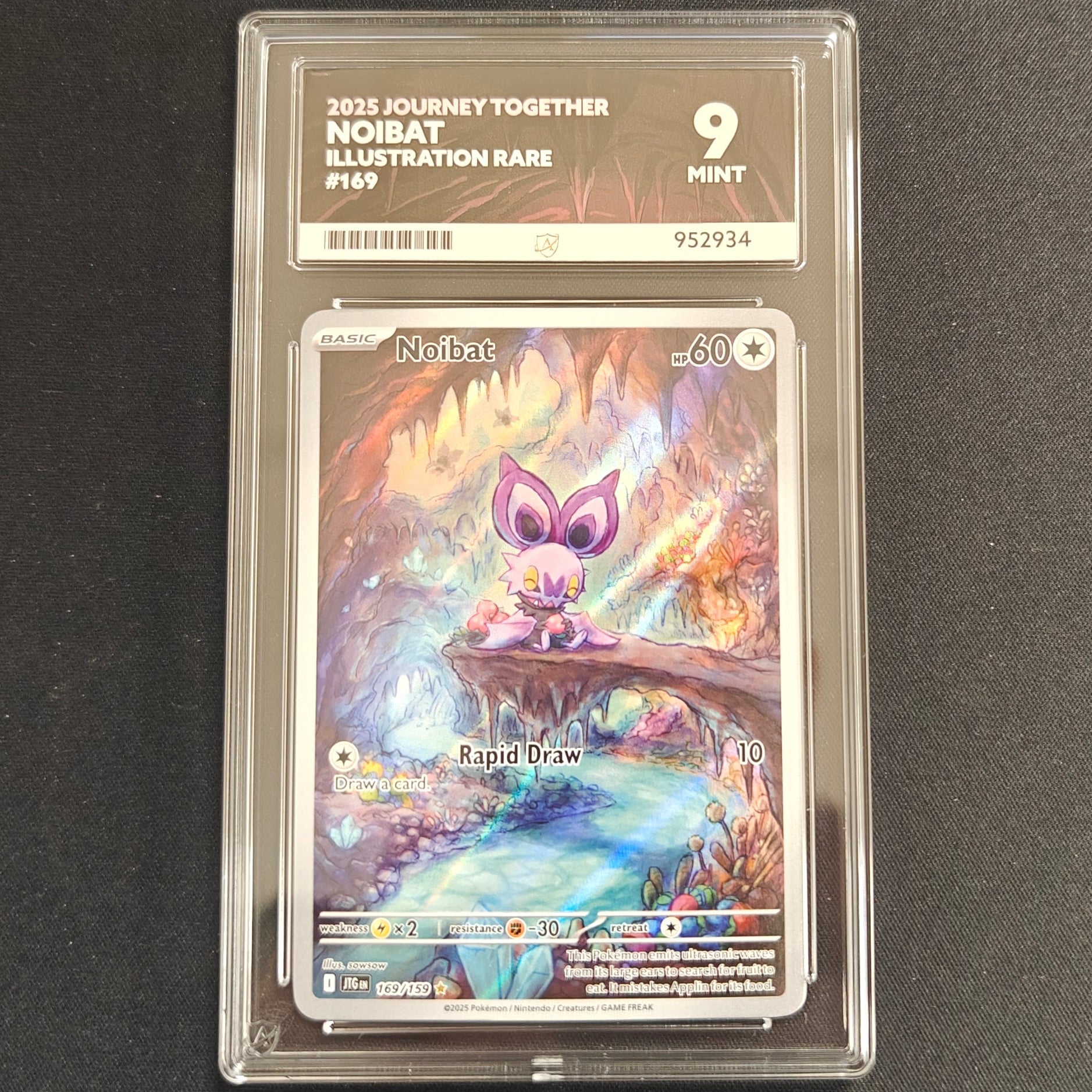Pokemon TCG Noibat Journey Together 169/159 (ACE 9)
