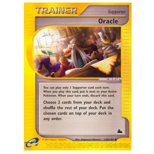 Pokemon TCG Oracle Skyridge 138/144