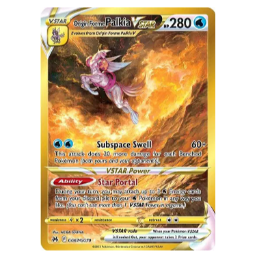Pokemon TCG Origin Forme Palkia VSTAR Crown Zenith GG67/GG70