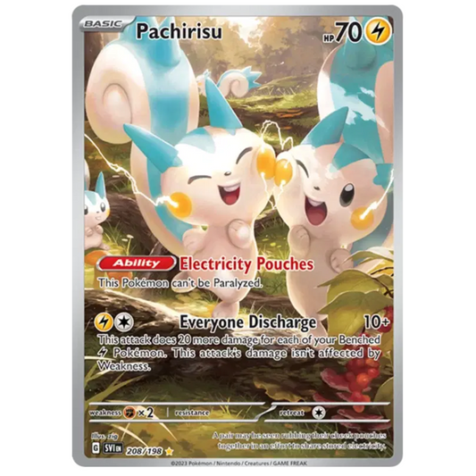 Pokemon TCG Pachirisu Scarlet & Violet Base Set 208/198