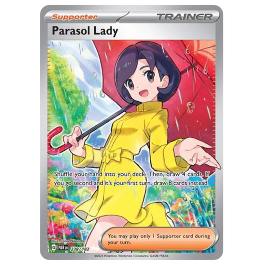 Pokemon TCG Parasol Lady Paradox Rift 238/182