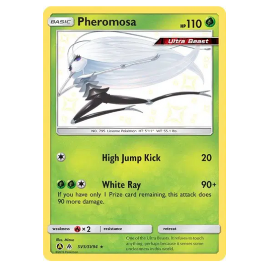 Pokemon TCG Pheromosa *Baby Shiny* Hidden Fates SV5/SV94