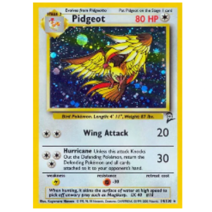 Pokemon TCG Pidgeot Base Set 2 14/130