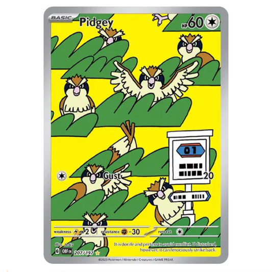 Pokemon TCG Pidgey Obsidian Flames 207/197