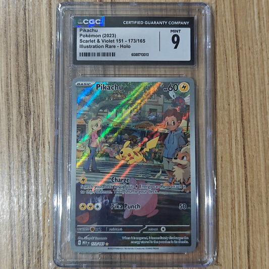 Pokemon TCG Pikachu 151 173/165 (CGC 9)