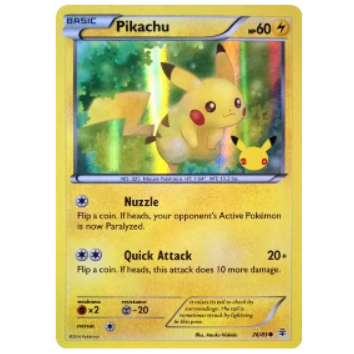 Pokemon TCG Pikachu (20th Anniversary) 22/83 *Sealed*