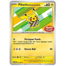 Pokemon TCG Pikachu Berkemeja Batik Promo *Sealed* 101/SV-P