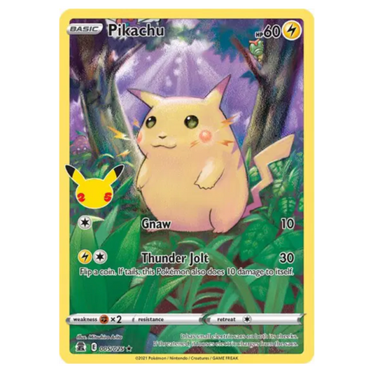 Pokemon TCG Pikachu Celebrations 005/025
