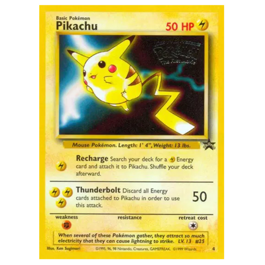 Pokemon TCG Pikachu Pokemon The First Movie Promo 4