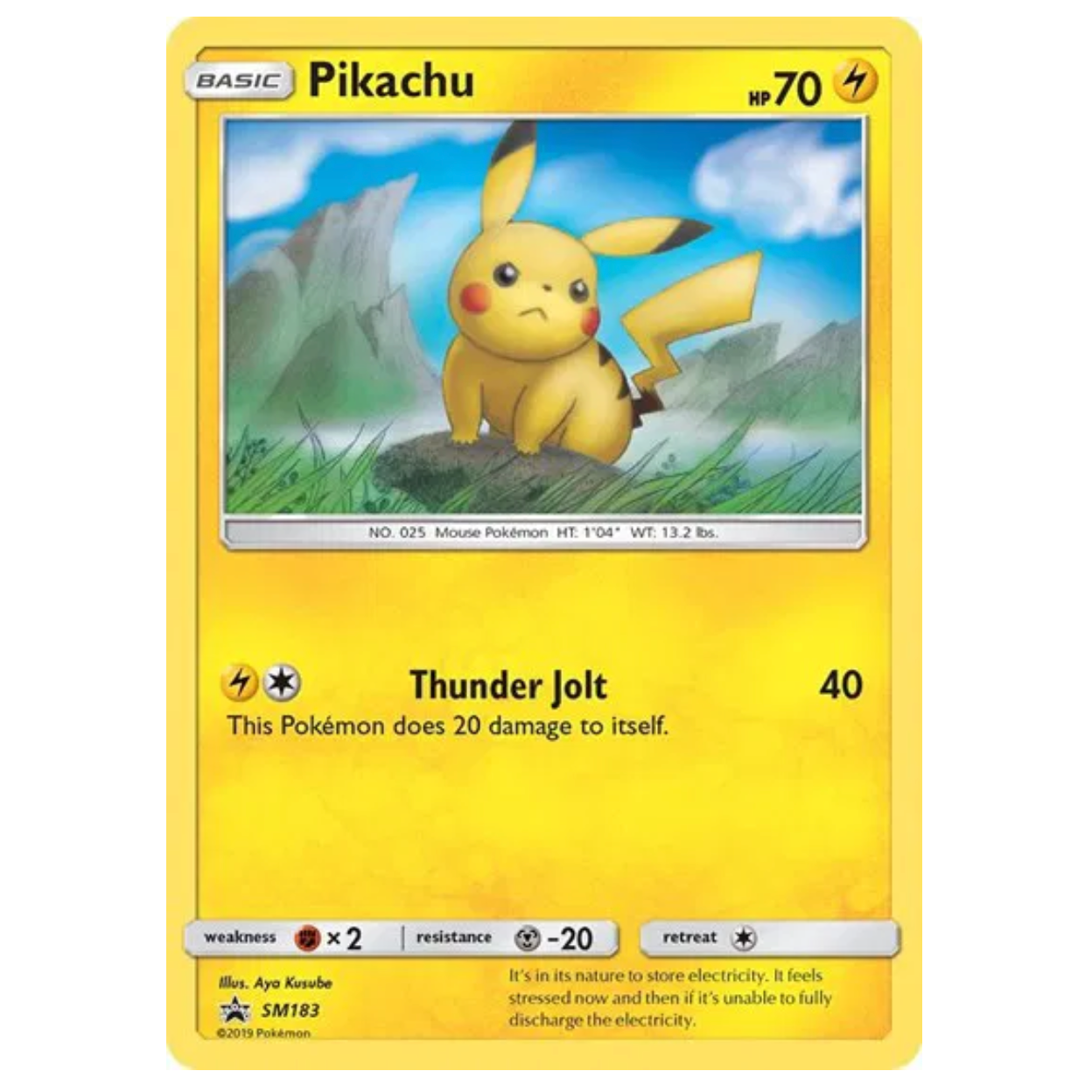Pokemon TCG Pikachu Promo SM183