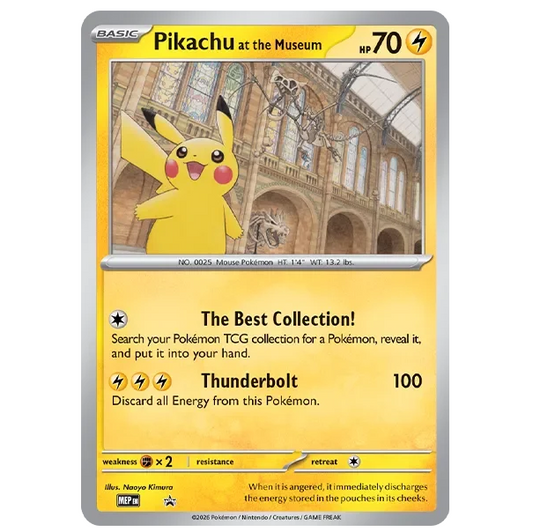 Pokemon TCG Pikachu at the Museum Promo *Sealed*
