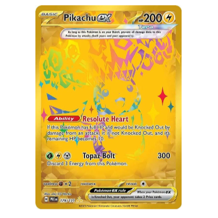 Pokemon TCG Pikachu ex Prismatic Evolutions 179/131