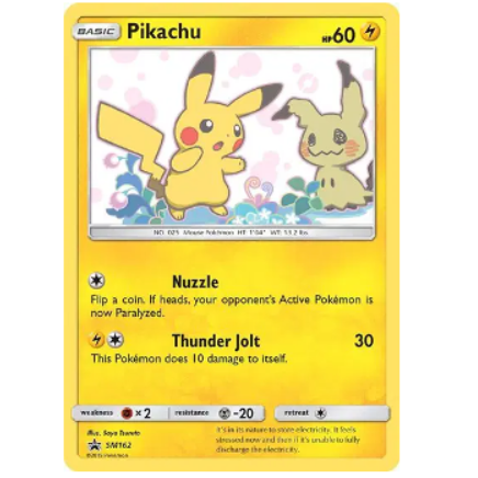 Pokemon TCG Pikachu sm162 