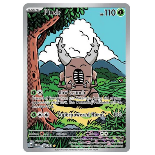 Pokemon TCG Pinsir Twilight Masquerade 168/167