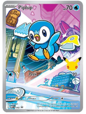 Pokemon TCG Piplup Mega Evolution Promos 042