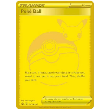 Pokemon TCG Poke Ball Gold Promo SWSH146