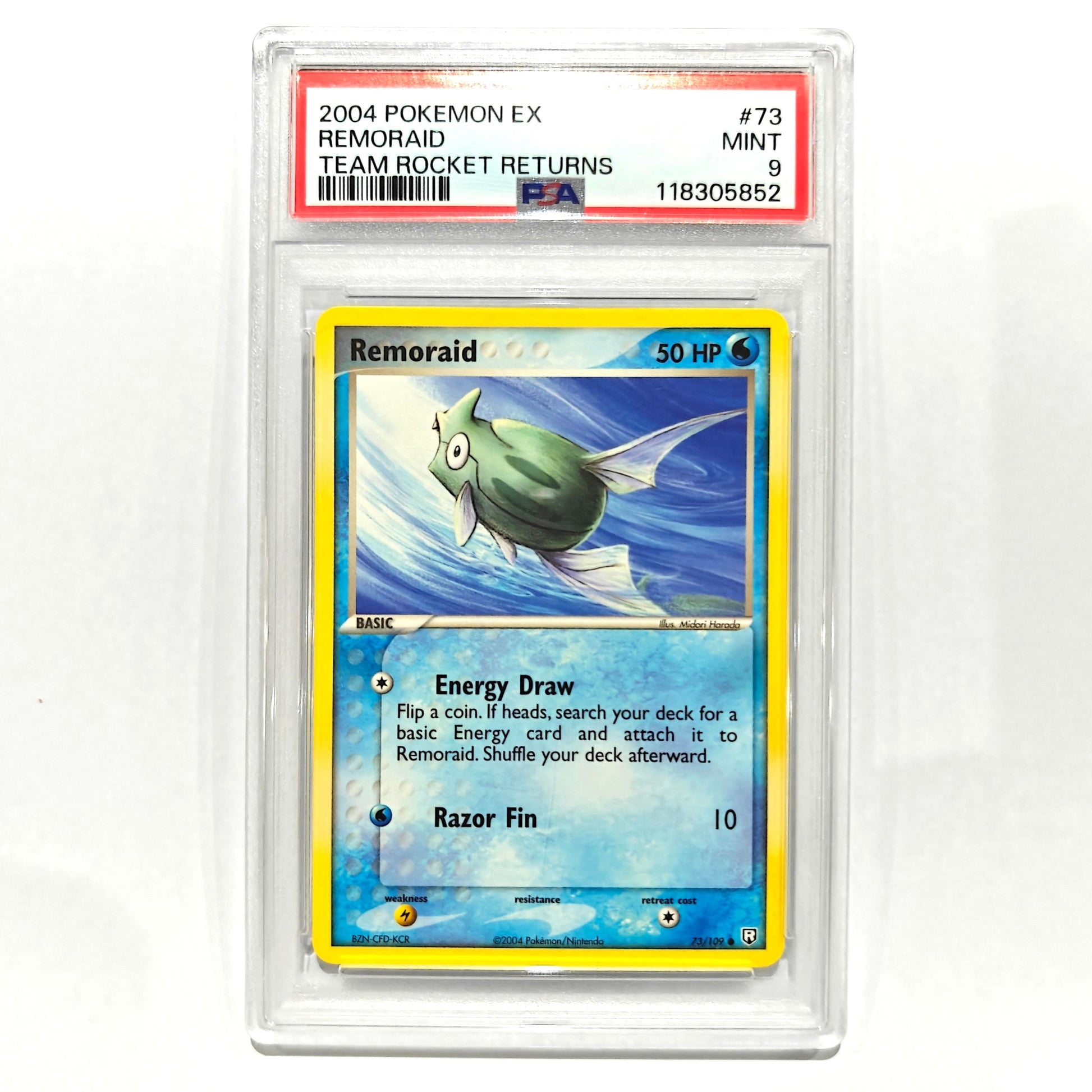 Pokemon TCG Pokemon Remoraid Team Rocket Returns 73/109 (Graded PSA 9)
