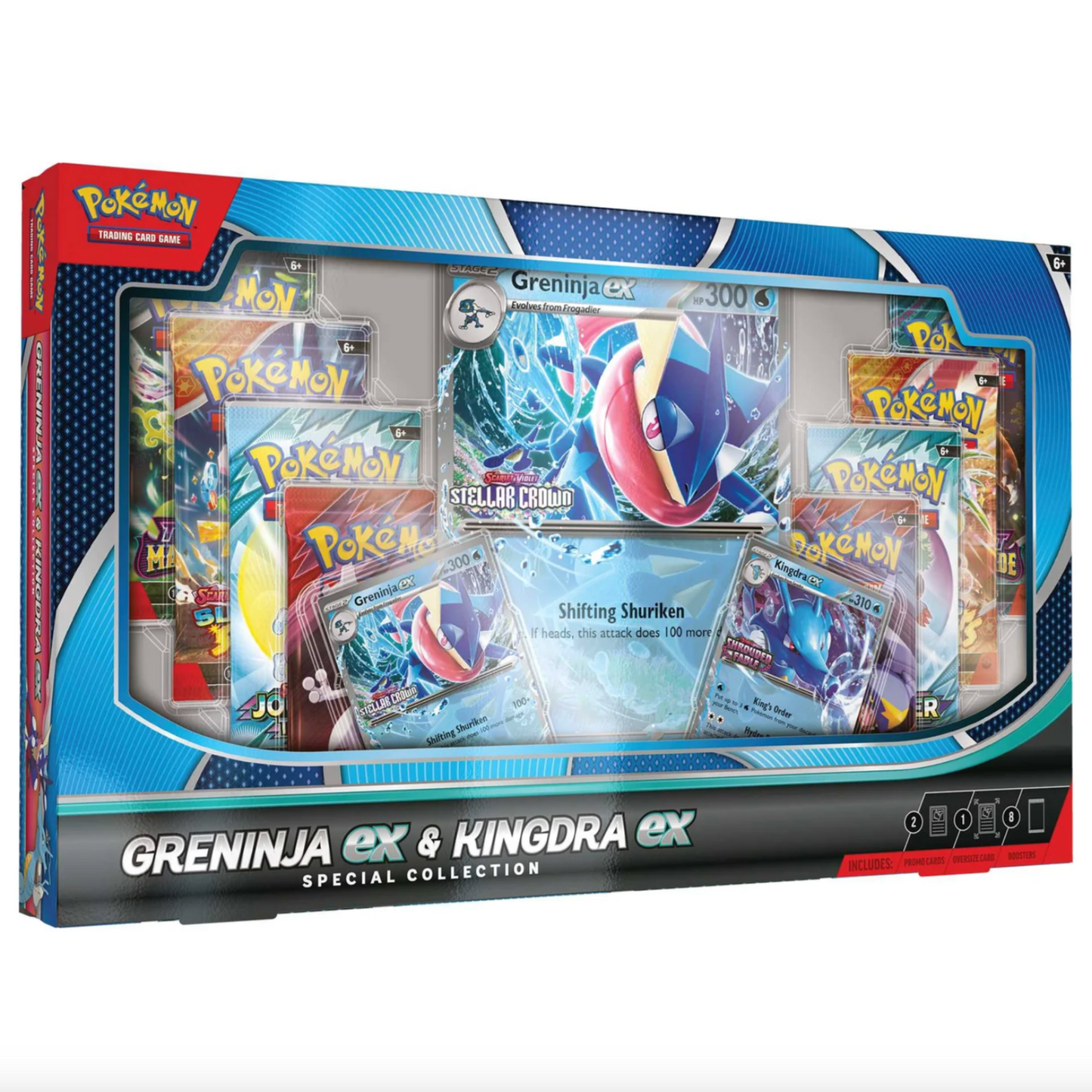 Pokemon TCG Pokemon TCG Greninja ex & Kingdra ex Special Collection