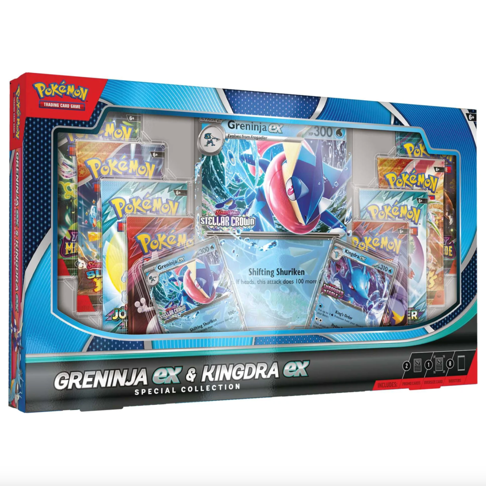 Pokemon TCG Pokemon TCG Greninja ex & Kingdra ex Special Collection